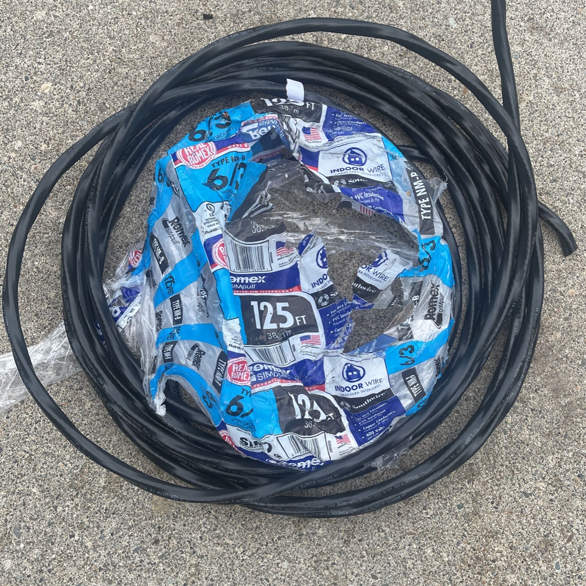 6/3 Romex with ground Tesla EV Charger Wire