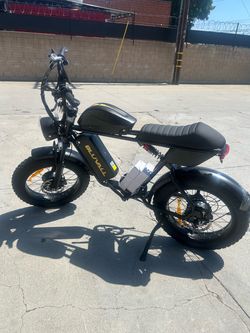 Bluvall dual motor dual battery electric bicycle 52v 37mph