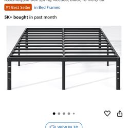 Full Bed Frame New 18’