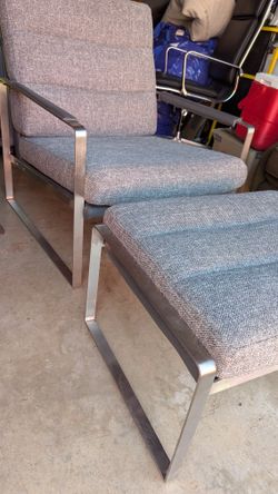 Modern Chair And Ottoman
