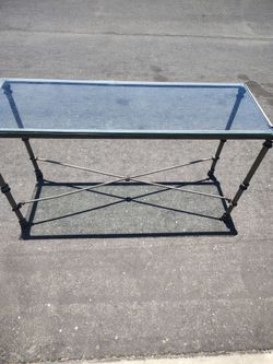 Glass Accent Table