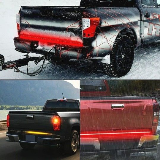 🚨🚦NEW 3X BRIGHTER TRUCK TAILGATE LED STRIP 3RD BRAKE LIGHT! 5 SIGNAL FUNCTIONS🚦🚨