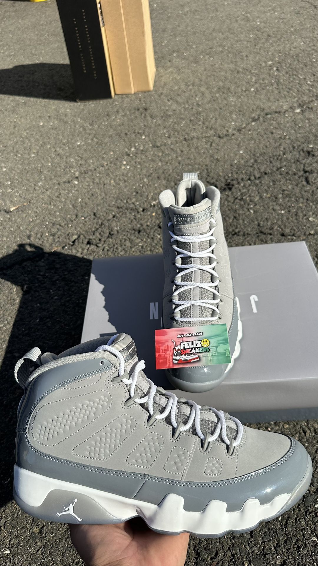 Jordan 9 Retro Cool Grey Size 7.5-8-8.5-9–9.5-10.5-11.5-12-13