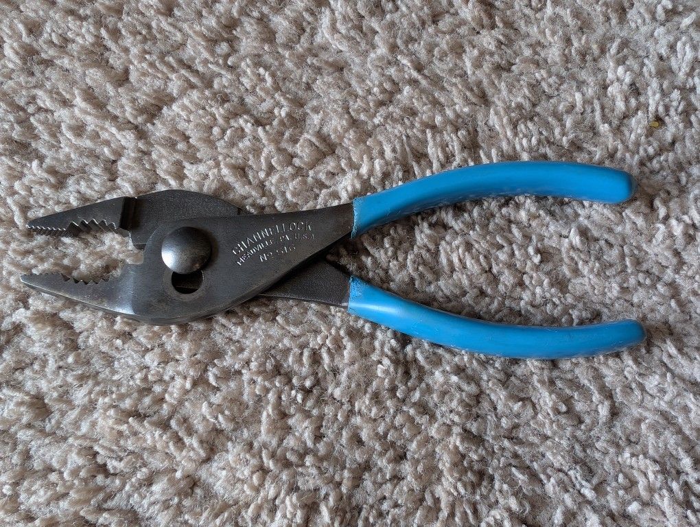Rare Vintage Channellock No.516 Meadville PA USA 6-1/2" Slip Joint Pliers 