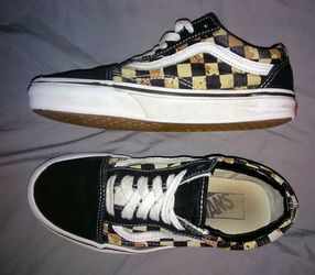 Checkered/Camo Vans