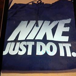 NIKE DRI- FIT TRACK HOODIE SIZE XL BLACK