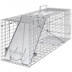 Live Animal Cage Trap, 31" x 10" x 12" 