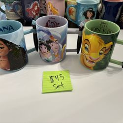 Disney Parks Mug Sets and Individuals