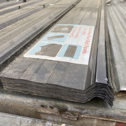 Black Metal Roof Wall Panels Great for roof or siding 3ft x 12ft New Condition