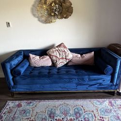 Royal Blue Couch 