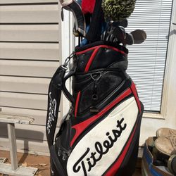 Staff Bag & Clubs 
