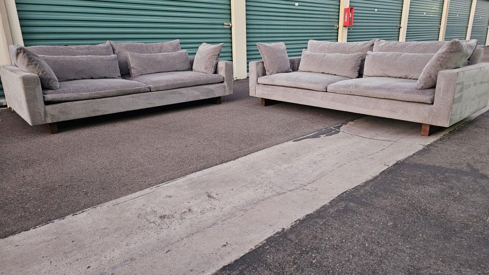 FREE DELIVERY!!! West Elm "Harmony" EXTRA DEEP Sofa Set($5.3K Retail...60%+ OFF!!!)