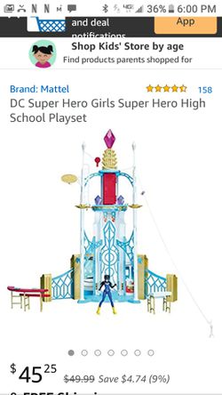Mattel DC Super Hero Girl Action Doll Playset