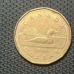 1988 Canada Dollar Coin 