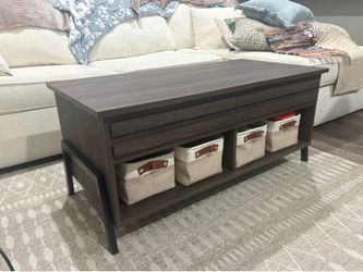 TV console and coffee table set
