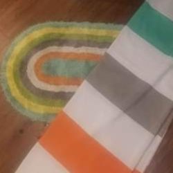 Shower Curtain and Shower Rug 