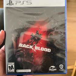BACK 4 BLOOD SEALED PS5 GAME