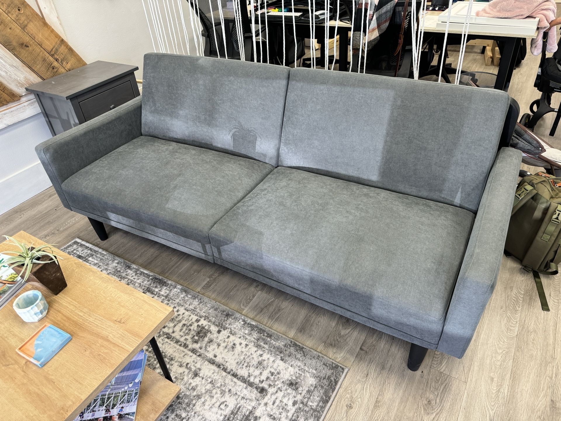 Gray Futon Couch