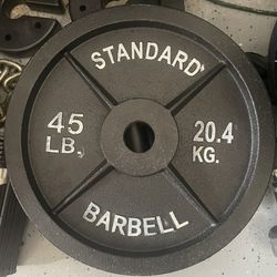 Standard Barbell Plates 