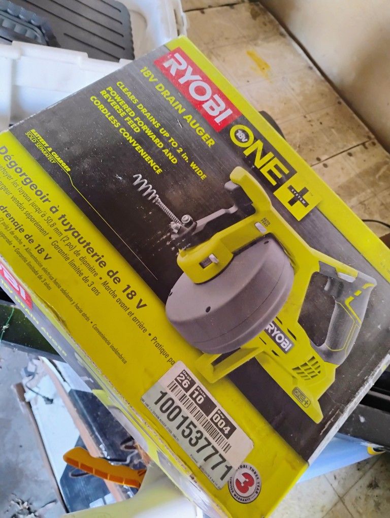 Drain auger