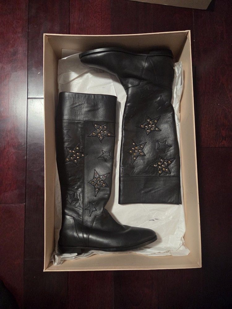 Prada Knee High Boots Size 36W