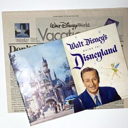 1958 Walt Disneys Guide to Disneyland & Walt Disney Worlds 25th anniversary paper