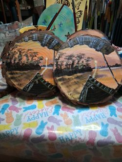 Hand Painted Wood