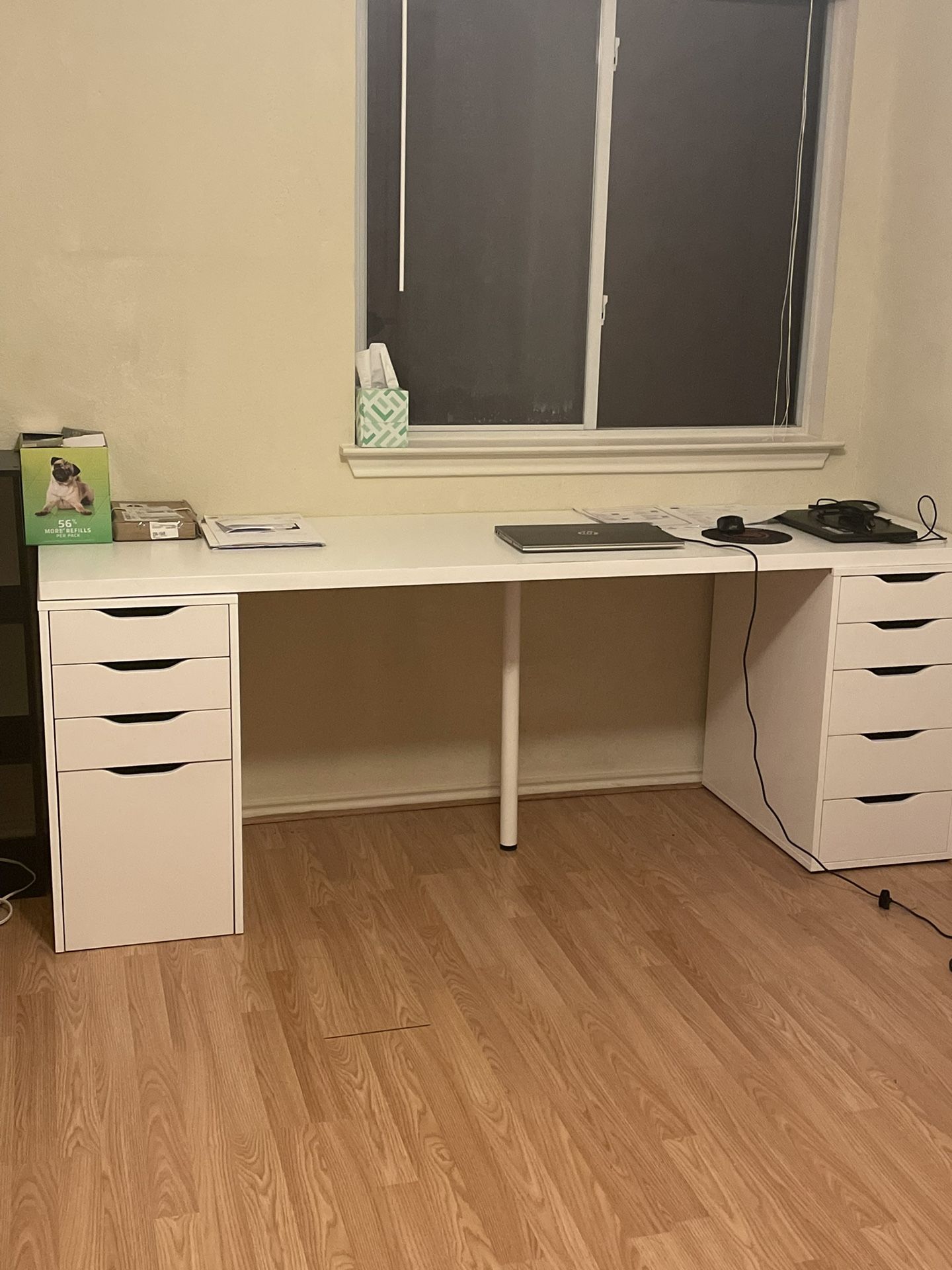 IKEA Desk With Drawers