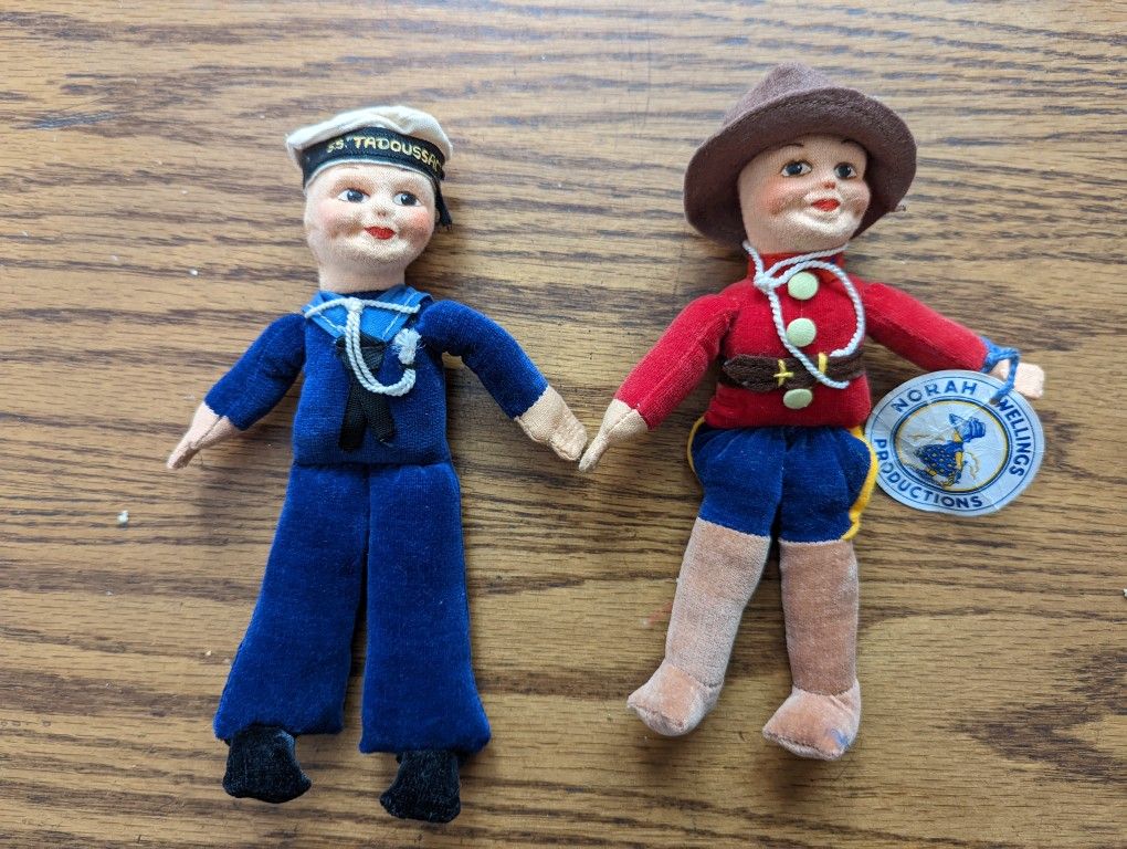 Two Vintage Norah Wellings Dolls
