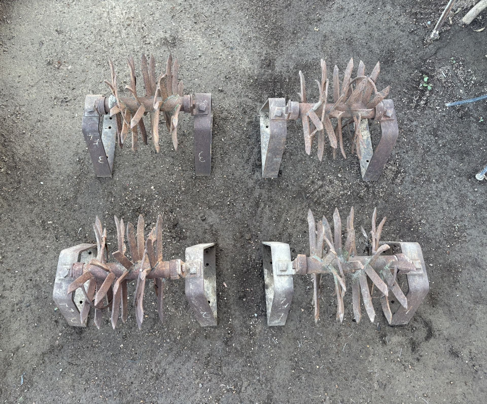 4 Antique Tractor Pieces 