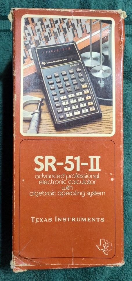 Vintage Texas Instruments SR-51-II Calculator