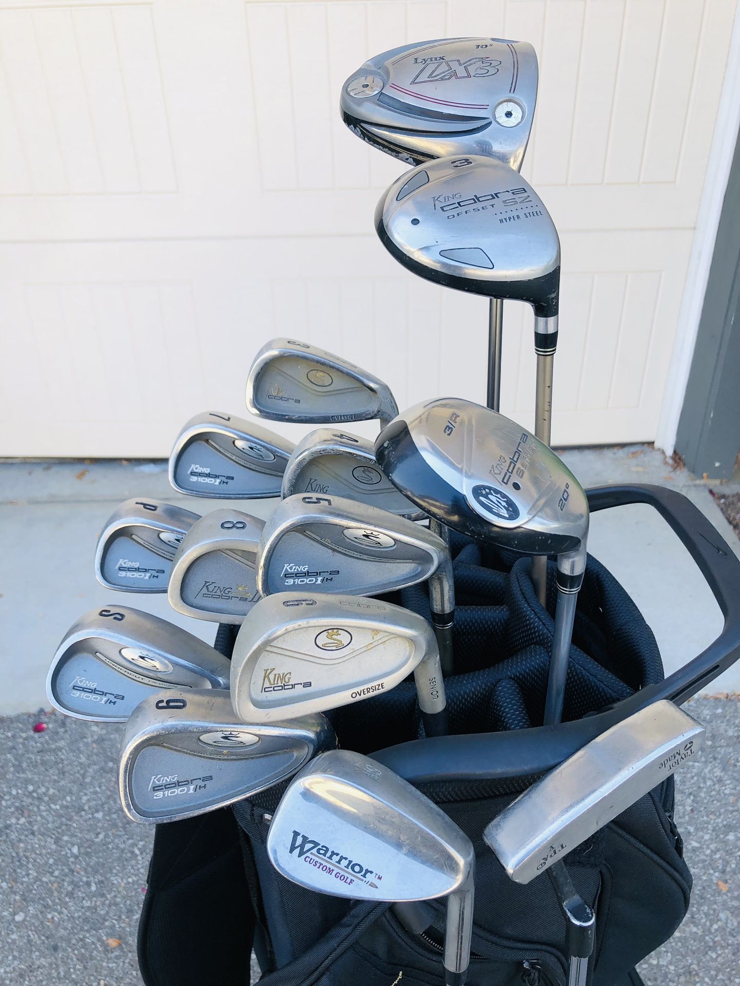 Men’s golf Clubs Cobra 3-PW,SW with Driver