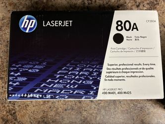 HP 80A toner cartridge