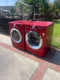LG washer and gas dryer