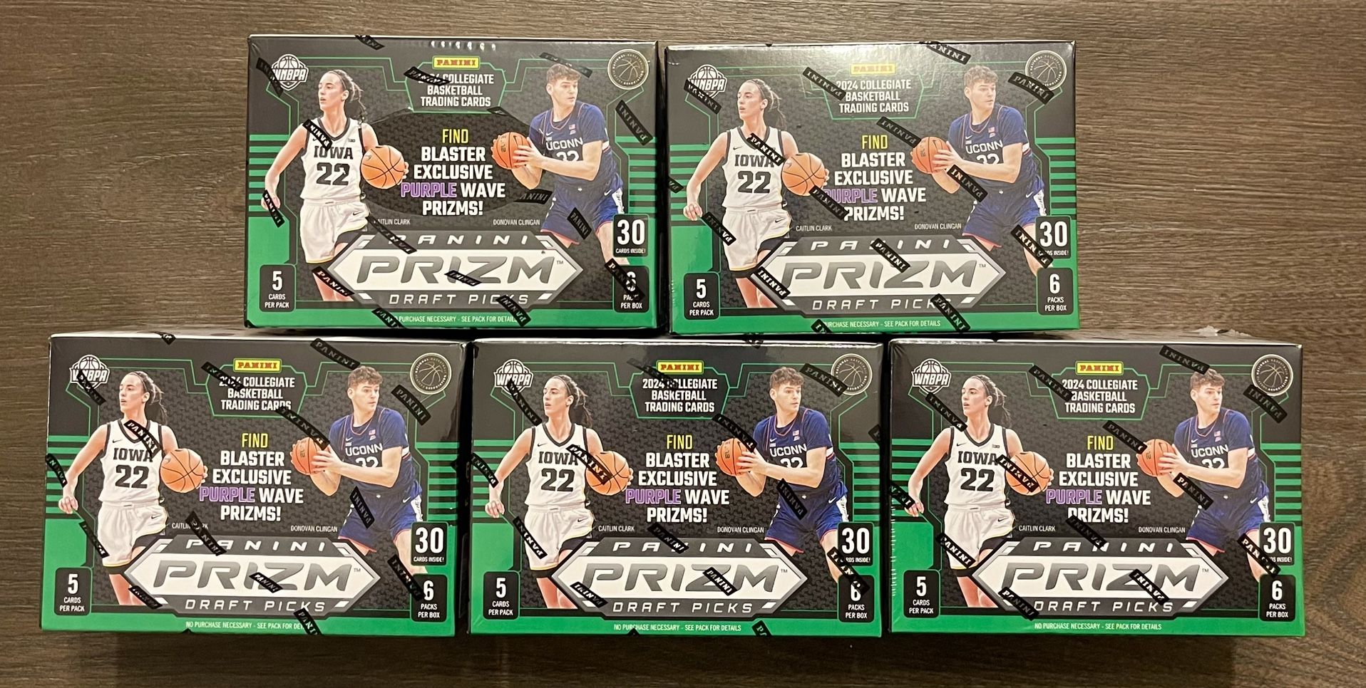 2024 Prizm Draft Picks (5) Blaster Box Lot!