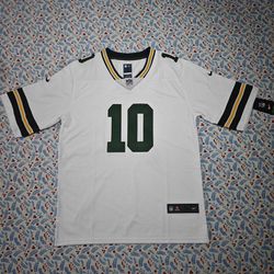 Green Bay Packers Jordan Love game White Jersey No. 10 