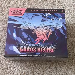 Pokémon Chaos Rising ETB Elite trainer box