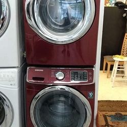 Samsung Washer And Electric Dryer Set For $745