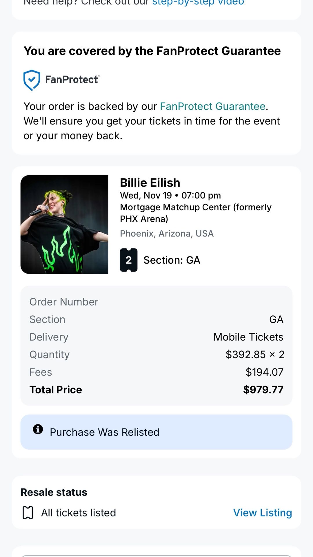 Billie Eilish Tickets