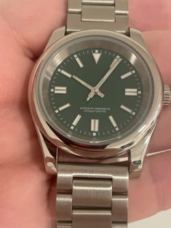 Custom green burst watch mod