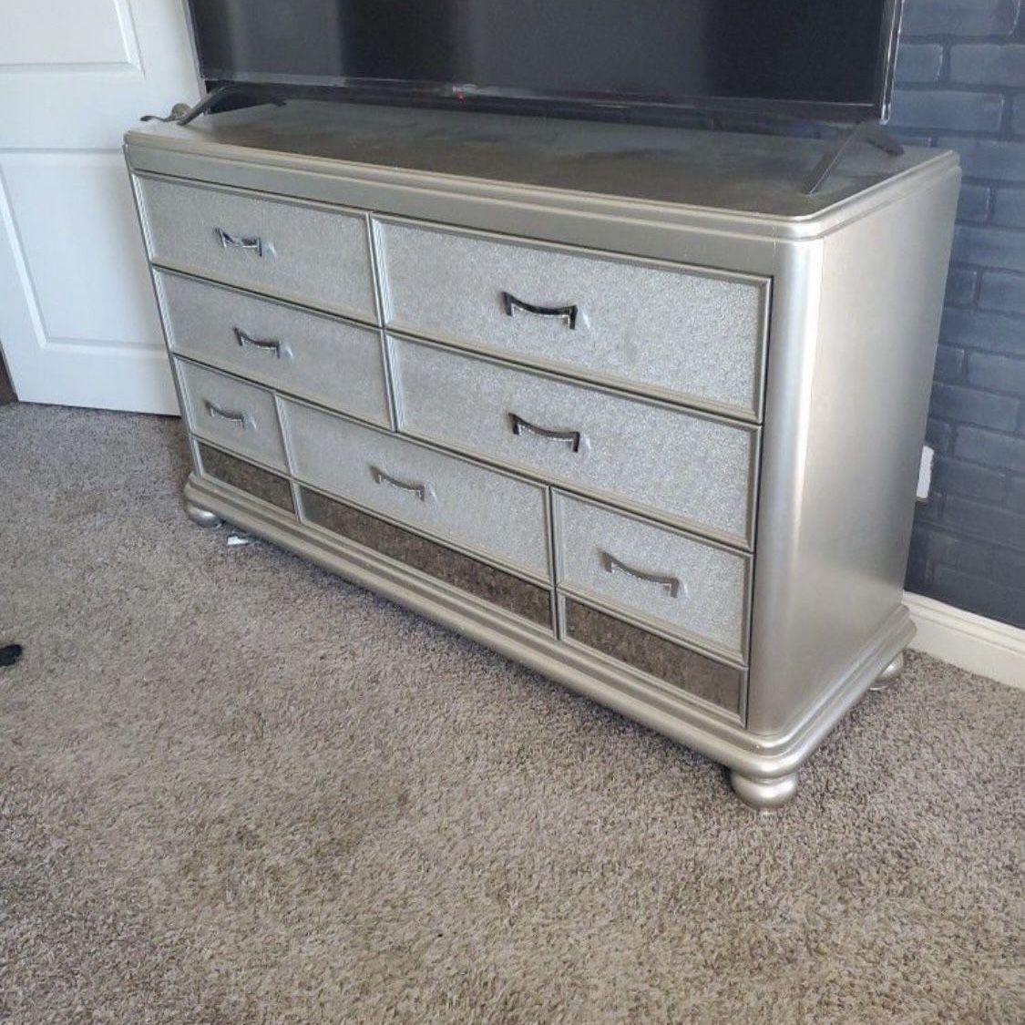 coralayne silver dresser Ashley Coralayne Dresser