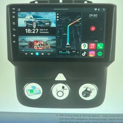 NEW 9” Dodge Car Radio. 4G RAM+64G ROM Android 13 for Ram 1500/2013 thru 2018. 9” 1280 800 HD IPS Touchscreen Wireless CarPlay/Android