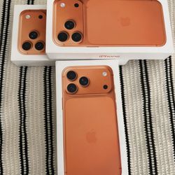 Apple iPhone 17 Pro Max Orange Or 17 Pro Orange New Sealed Unlocked 