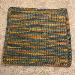 Newly Hand-Crocheted Baby Afghan