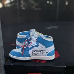 Jordan 1 retro high off-white university blue 