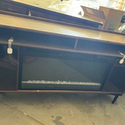 Fireplace entertainment center