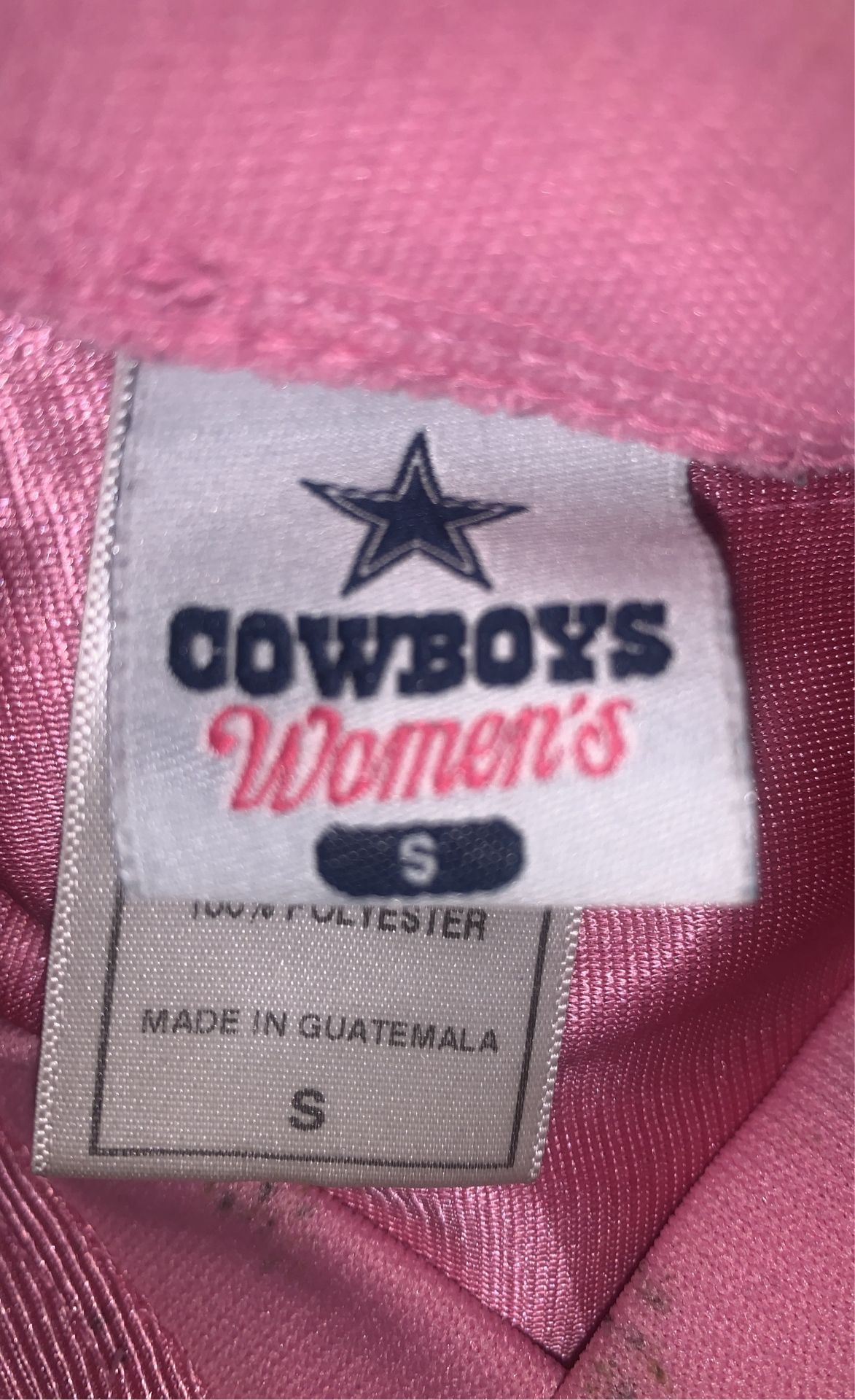 Dallas Cowboys, Pink Jersey For Women