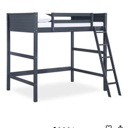Full size Loft bed frame (BLACK)