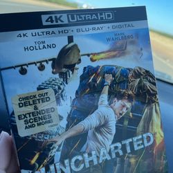 NEW Uncharted Movie (with case)