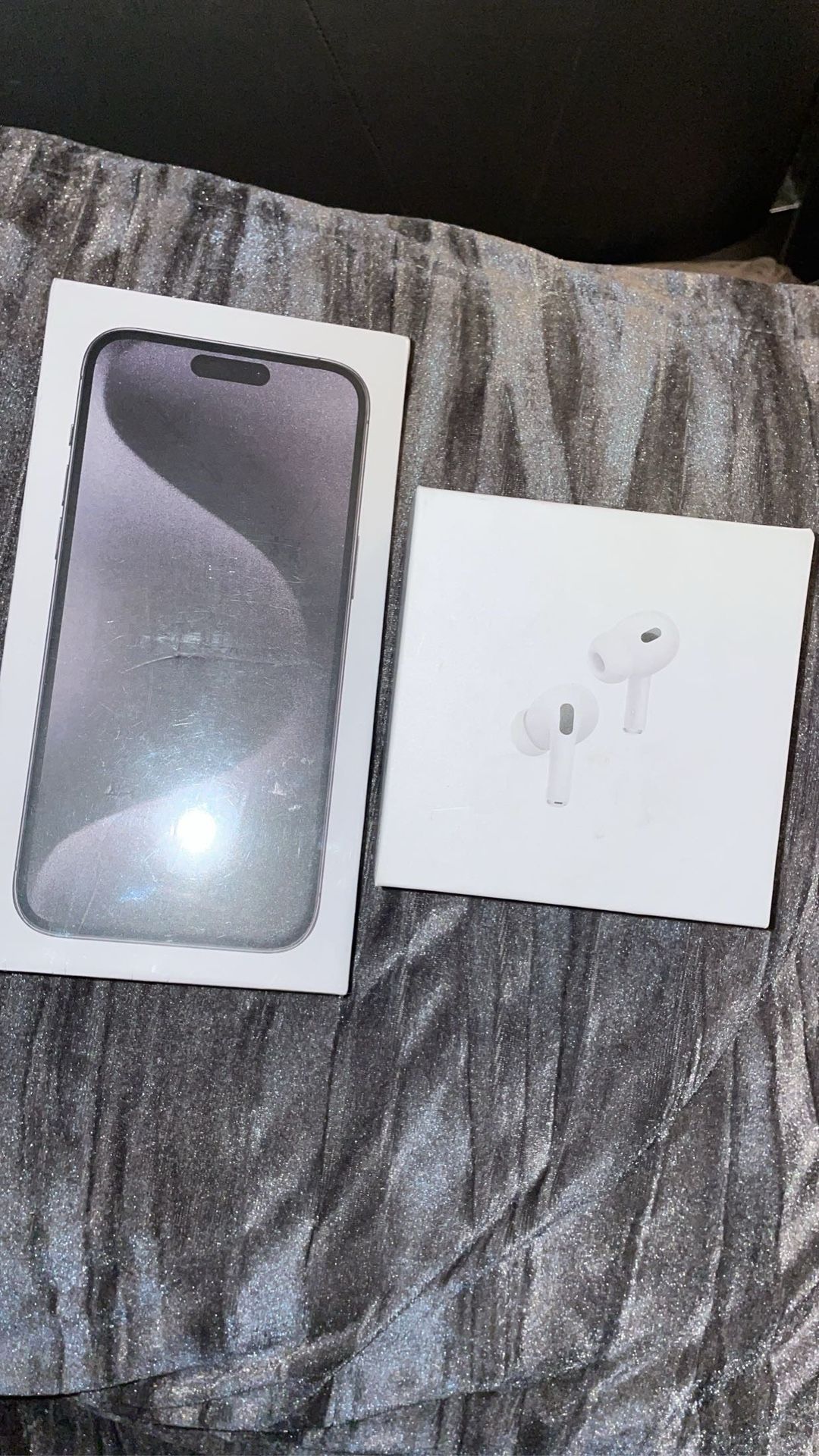 BRAND NEW  15 Pro Max W/ Air pods